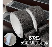 Bande antidérapante de sécurité, matériau PEVA avec motif gravé, adhésif en caoutchouc imperméable pour une utilisation intérieure/extérieure sur surfaces en plastique 5cmx10m