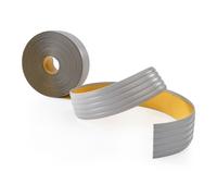 Bande antidérapante PVC autocollante pour escaliers 35 mm - 5 m - Gris - QUEST