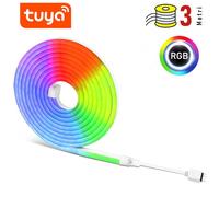 Xanlite – Ruban lumineux néon LSBN3RVBEX G – RVB 3 m USB, extensible jusqu'à 6 m