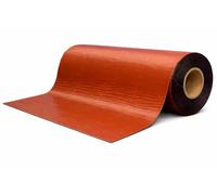 Bande auto-adhésive d'étanchéité de toit coupée 1 m - 1 m2 Cuivre rouge - Enrobé bitumineux avec couche supérieure en aluminium - Étanchéité de toit imperméable sans flamme - pour abris de jardin