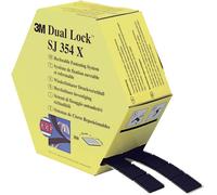 Bande auto-agrippante 3M SJ354X Dual Lock à coller tête de champignon (L x l) 7500 mm x 25 mm noir 1 paire(s)