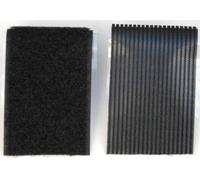 Bande auto-agrippante à coller TRU COMPONENTS 730-330-2-Bag 1586379 partie velours et partie agrippante, extra-fort (L x l) 100 mm x 50 mm 2 paire(s)