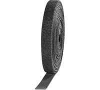 Bande auto-agrippante TOOLCRAFT KL10X3000C partie velours et partie agrippante (L x l) 3000 mm x 10 mm noir 4 pc(s)
