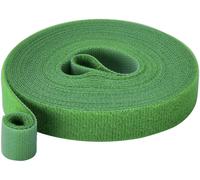 Bande auto-agrippante TRU COMPONENTS T24CA061 partie velours et partie agrippante (L x l) 5 m x 15 mm vert 5 m
