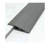 Bande autocollante en PVC de 100,1 cm pour bordure de porte à stratifier, parfaite pour les portes et le carrelage, grain de bois gris, installation facile (7,2 x 100 cm)