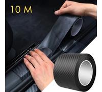 Bande autocollante Nano en Fiber de carbone pour voiture, 1-5m, pâte pour miroir de porte, bande de Protection, Film de Protection adhésif étanche, DIY bricolage 2 pièces - 3 cm
