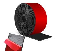 Bande Caoutchouc Adhésive 2mm x 80mm x 3m, Tapis Caoutchouc Néoprène, Feuille de Caoutchouc pour Joint Caoutchouc, Protection de Sol, Antidérapant, Anti-Vibrations