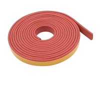 Bande Carrée En Éponge De Silicone Auto-adhésive De 5M, Bande D'étanchéité En Mousse Élastique Résistante Aux Hautes Températures De 6mm 8 10mm D'épaisseur For Portes Fenêtres, 1 Pièce(10mm*15mm)