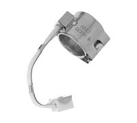 Bande Chauffante Industrielle pour Moulage par Injection 220v | Acier Inoxydable et Mica, Q35*35mm, 50w-2000w, 300-500℃, Argenté
