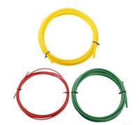 Bande cintreuse de tuyau interne pour tube en cuivre 6,35 mm - Kit en plastique PE pour climatisation et climatisation 4 m Rouge/vert/jaune