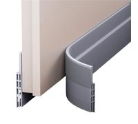 Bande Coupe-Vent De Porte Under Door Draft Stopper Sweep For Exterior Interior Bottom Doors, Weather Stripping Door Seal Blocker Noise Cold Air Insulation(GRAY)