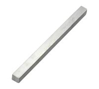 Bande d'acier inoxydable Tiges lisses en acier inoxydable, tige carrée 304, longueur 100 mm, 200, 300, 500, for gaine d'arbre, 1 pièce(500MM*6 * 6MM)