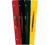 Bande d'agrafes Q-Connect® 3041004000 en plastique, longue - assortie, 100 pièces (4 liasses de 25 pièces)