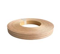 Bande de bandes chant en bois | Multicolore 5m/10m for bureau, bibliothèque, armoire de bricolage : finition des bords du panneau(Red Oak,5m)