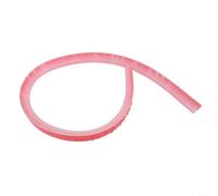 Bande de barrière d'eau, 30 à 200 cm, en silicone souple, coupe-vent, imperméable, séparation de seuil de douche, séparation sèche et humide pour sol de salle de bain et cuisine (transparent, 80 cm)