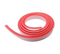 Bande de barrière d'eau en silicone pour salle de bain - Séparation humide et sèche - Joint flexible de blocage de l'eau pour douches sans courbes - Barrage de rétention de seuil (transparent, 200 cm)