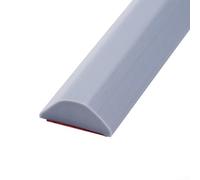 Bande de barrière d'eau en silicone pour seuil de douche Séparation humide et sèche Joint de sol flexible Gris 50 cm (Gris 50 cm)