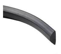 Bande de barrière d'eau en silicone pour sol de salle de bain, joint d'étanchéité flexible pour séparation humide et sec, profil de rétention de seuil de douche sans courbure (bleu, 100 cm)