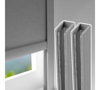 Bande de blocage en U,. Bandes de blocage lumière latérale en forme U, 2 pièces, multicolores, plusieurs tailles, maison, hôtel, pépinière(Gray 2pcs,180cm/70.9inch/5.9ft)