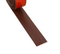 Bande De Bord De Seuil De Plancher En Bois, Bande De Bord Plat De Joint De Porte En Caoutchouc Souple PVC Auto-adhésif, Largeurs De 4 Cm Et 5 Cm Disponibles.(Red oak,5cm)
