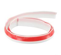 Bande de bouchon d'eau en silicone, seuil de porte de douche flexible et protection de comptoir de cuisine, joint de barrage pliable pour douches sans boucles, dessous étanche (blanc 100 cm)