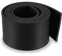 Bande de caoutchouc rectangulaire 50 mm x 3 mm, 1 m, noire, joint d'étanchéité