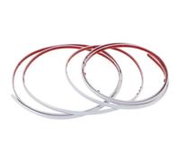 Bande de Chant Adhésive Blanche en PVC, Profil U pour Bois | Pose Rapide sans Perçage, Souple et Pratique, pour Bords de Carrelage et Meubles en Magasin