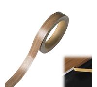 Bande De Chant Mélaminé 18 Mm X 10 M Décor Teck Doré Sans Repassage | Ruban placage mélaminé auto-adhésif 18 mm x 10 m adhésion ferme sans repassage pour réparation déco meuble placard parquet