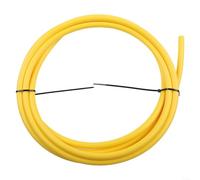 Bande de cintrage en cuivre intégrée pour tuyau de conditionnement, outil de cintrage interne en plastique PE avec tailles codées 1/4 3/8 1/2 5/8", 4 m de long, rouge, vert, jaune, bleu (jaune)