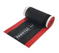 Bande de faîtage de ventilation de qualité supérieure Rouleau de faîtage aluminium + non-tissé 240 mm x 5 m (cerise)