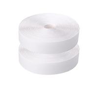 Bande de Fixation Adhésive Murale 2cm X 5m, Nylon Blanc | Crochet et Boucle, Forte Adhérence Double Face, pour Fixer Objets Légers et Afficher Photos au Mur
