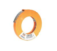 Simpson Feuillard perforé en acier FB20 – 20 mm x 10 m x ép. 0,9 mm galvanisé