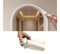 Bande de garniture de bord de porte en arc de bricolage, moulure d'arc de porte de 3,3 à 32,8 pieds de long(W 4cm(1 2/4"),L 2m/6.6ft)