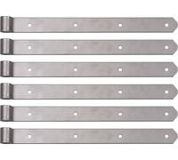 Bande de magasin Alberts 835996, droite, extrémités arrondies, acier inoxydable, rouleau Ø 16 mm, dimensions 400 x 35 mm, lot de 6