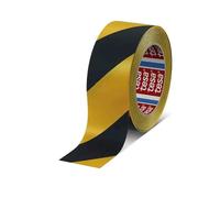 tesa Ruban de marquage au sol PREMIUM 04169-00063-93 noir/jaune 33 m x 50 mm