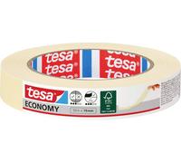 Ruban adhésif de masquage papier Tesa Economy, 19 mm x 50 m