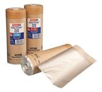 tesa Bande de masquage Easy Cover 4378 – 20 m x 1 m – caoutchouc – Brun/transparent – 6 pièces