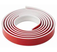 Bande de moulure adhésive, en TPE, de couleur blanche, longueur 3 mètres, largeur 32 mm