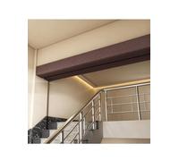 Bande de mousse auto-adhésive 10mm épaisse, 20cm large, protection intérieu | Soft, Cut-to-Size Cushioning for Low Beams, Wall Corners and Stairwell Entrances(Brown,5m/16.4ft)