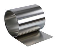 Bande de nickel pur, bande de feuille d'acier inoxydable, largeur 50 mm, épaisseur 0,05 mm à 1,0 mm, longueur 1000 mm, tôle d'acier 304, plaque/feuille d'acier fine résistante à la corrosion, 1 pièce