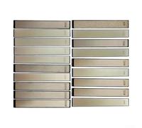 Bande de pierre à aiguiser en émeri à usage sec - Grain 80 à 3000 - Barre d'affûtage à angle fixe - 160 x 23 mm - Taille maison (grain 150)
