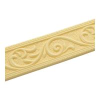 Bande de plinthe auto-adhésive en mousse Dado Rail | Moulure de garniture murale à décoller et à coller for la décoration intérieure(230cm X 5cm X 4mm-09)