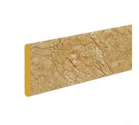 Bande de plinthe en mousse épaisse anti-collision pour décoration d'intérieur, couleur blanche, 8 cm de largeur et 5 mm de hauteur, matériau en coton souple, facile à installer (doré)
