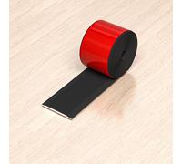 Bande de protection antidérapante pour bordure d'escalier - Bordure en PVC durable de 10 m de large Noir 3 cm de large - Seuil de sécurité antidérapant pour escaliers intérieurs Idéal pour la maison