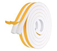Bande de protection contre les intempéries - Joint de porte de voiture - Mousse adhésive - Protection acoustique et isolation sur cadre de porte, fenêtre, douche, garage, pare-brise, camping-car et