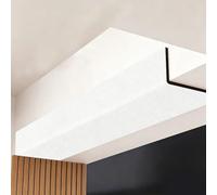 Bande de Protection en Mousse Auto-adhésive Anti-Collision, Découpable, pour la Maison, Le Garage, Le Bureau, Les Meubles, Les Escaliers et Les Angles de Murs(White,30x100cm)