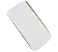Bande de Renfort pour Rideaux, Ruban de Tête Blanc en Polyester | Léger et Solide, Surface Lisse sans Bavure, Facile à Transporter, pour Confection et Accessoires Intérieurs
