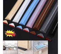 Bande de retenue d'eau auto-adhésive pour salle de bains, bouchon d'eau de comptoir pliable, bloqueur de séparation sec et humide, barrière de douche, barrage Brown