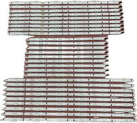 Bande de rétro-éclairage LED, 1590mm, Compatible avec différents modèles de téléviseurs, Flux lumineux 60, Durée de vie moyenne 100000 heures, Source de courant continu