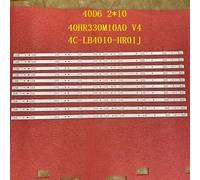 Bande de rétro-éclairage LED, 20 pièces/lot, pour TCL 40S6500FS 40S6500 40F6F 40L2F 40D6 10X2 V4 Nipseyteko